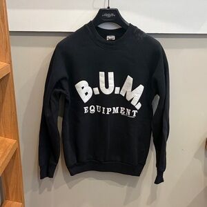 Vintage B.U.M. Equipment Black Men's Sweater